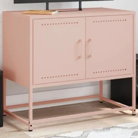 Fernsehmöbel aus rosa Stahl, 68,5x39x60,5 cm. von , TV-Möbel - Ref: Foro24-846471, Preis: 58,41 €, Rabatt: %