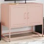 Mueble para TV de acero rosa 68,5x39x60,5 cm de , Muebles TV - Ref: Foro24-846471, Precio: 58,41 €, Descuento: %