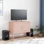 Mueble para TV de acero rosa 68,5x39x60,5 cm de , Muebles TV - Ref: Foro24-846471, Precio: 58,41 €, Descuento: %