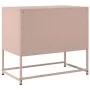 Mueble para TV de acero rosa 68,5x39x60,5 cm de , Muebles TV - Ref: Foro24-846471, Precio: 58,41 €, Descuento: %