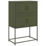 Olivgrüner Stahlschrank 68,5x38,5x107 cm von , Sideboards - Ref: Foro24-846486, Preis: 111,84 €, Rabatt: %