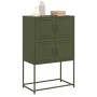 Olivgrüner Stahlschrank 68,5x38,5x107 cm von , Sideboards - Ref: Foro24-846486, Preis: 111,84 €, Rabatt: %