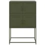 Olive green steel sideboard 68.5x38.5x107 cm by , Sideboards - Ref: Foro24-846486, Price: 110,38 €, Discount: %