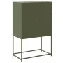 Olive green steel sideboard 68.5x38.5x107 cm by , Sideboards - Ref: Foro24-846486, Price: 110,38 €, Discount: %