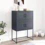 Anrichte aus anthrazitgrauem Stahl 68,5x38,5x107 cm von , Sideboards - Ref: Foro24-846484, Preis: 81,72 €, Rabatt: %