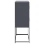 Anrichte aus anthrazitgrauem Stahl 68,5x38,5x107 cm von , Sideboards - Ref: Foro24-846484, Preis: 81,72 €, Rabatt: %