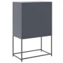 Anrichte aus anthrazitgrauem Stahl 68,5x38,5x107 cm von , Sideboards - Ref: Foro24-846484, Preis: 81,72 €, Rabatt: %