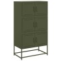 Olivgrüner Stahlschrank 68,5x38,5x123,5 cm von , Sideboards - Ref: Foro24-846492, Preis: 158,93 €, Rabatt: %