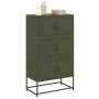 Olivgrüner Stahlschrank 68,5x38,5x123,5 cm von , Sideboards - Ref: Foro24-846492, Preis: 156,83 €, Rabatt: %