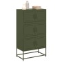 Olivgrüner Stahlschrank 68,5x38,5x123,5 cm von , Sideboards - Ref: Foro24-846492, Preis: 158,93 €, Rabatt: %
