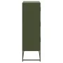 Olivgrüner Stahlschrank 68,5x38,5x123,5 cm von , Sideboards - Ref: Foro24-846492, Preis: 156,83 €, Rabatt: %