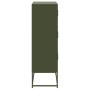 Olivgrüner Stahlschrank 68,5x38,5x123,5 cm von , Sideboards - Ref: Foro24-846492, Preis: 158,93 €, Rabatt: %
