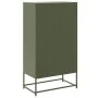 Olivgrüner Stahlschrank 68,5x38,5x123,5 cm von , Sideboards - Ref: Foro24-846492, Preis: 156,83 €, Rabatt: %