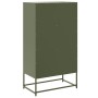 Olivgrüner Stahlschrank 68,5x38,5x123,5 cm von , Sideboards - Ref: Foro24-846492, Preis: 158,93 €, Rabatt: %