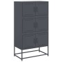 Anthracite gray steel sideboard 68.5x38.5x123.5 cm by , Sideboards - Ref: Foro24-846490, Price: 152,12 €, Discount: %
