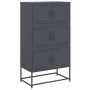 Anthracite gray steel sideboard 68.5x38.5x123.5 cm by , Sideboards - Ref: Foro24-846490, Price: 150,17 €, Discount: %