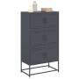 Anthracite gray steel sideboard 68.5x38.5x123.5 cm by , Sideboards - Ref: Foro24-846490, Price: 152,12 €, Discount: %