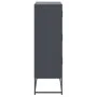 Anrichte aus anthrazitgrauem Stahl 68,5x38,5x123,5 cm von , Sideboards - Ref: Foro24-846490, Preis: 150,17 €, Rabatt: %