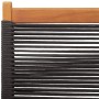 4 verstellbare Gartenstühle aus massivem Akazienholz in Schwarz von , Gartenstühle - Ref: Foro24-3214628, Preis: 214,18 €, Ra...
