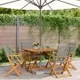5-teiliges Gartensitzgruppen-Set aus PE-Rattan und massivem Holz in Grau. von , Gartensets - Ref: Foro24-3281827, Preis: 355,...