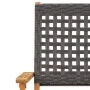 Juego de bistro de 3 piezas ratán PE y madera maciza negro de , Conjuntos de jardín - Ref: Foro24-3281850, Precio: 188,57 €, ...