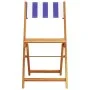 3-piece bistro set, fabric and solid blue and white wood by , Garden sets - Ref: Foro24-3281873, Price: 152,00 €, Discount: %