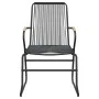 Gartenstühle 2 Einheiten Rattan PVC schwarz 58x59x85,5 cm von vidaXL, Gartenstühle - Ref: Foro24-312173, Preis: 93,05 €, Raba...