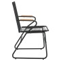 Garden chairs 2 units black PVC rattan 58x59x85.5 cm by vidaXL, Garden chairs - Ref: Foro24-312173, Price: 94,07 €, Discount: %