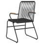 Garden chairs 2 units black PVC rattan 58x59x85.5 cm by vidaXL, Garden chairs - Ref: Foro24-312173, Price: 94,07 €, Discount: %