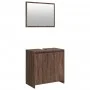 Badezimmermöbel-Set, 2-teilig, aus braunem Eichenfurnierholz. von , Badezimmermöbel - Ref: Foro24-835699, Preis: 68,43 €, Rab...