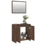 Badezimmermöbel-Set, 2-teilig, aus braunem Eichenfurnierholz. von , Badezimmermöbel - Ref: Foro24-835699, Preis: 68,43 €, Rab...