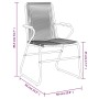 Garden chairs 2 units black PVC rattan 58x59x85.5 cm by vidaXL, Garden chairs - Ref: Foro24-312173, Price: 94,07 €, Discount: %
