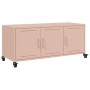 TV-Möbel aus kaltgewalztem Stahl in Rosa, 100,5x39x43,5 cm. von , TV-Möbel - Ref: Foro24-846645, Preis: 98,64 €, Rabatt: %