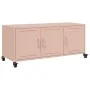 TV stand made of cold-rolled steel in pink, measuring 100.5x39x43.5 cm. by , TV Furniture - Ref: Foro24-846645, Price: 101,53...