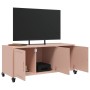 TV-Möbel aus kaltgewalztem Stahl in Rosa, 100,5x39x43,5 cm. von , TV-Möbel - Ref: Foro24-846645, Preis: 98,64 €, Rabatt: %