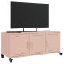 TV-Möbel aus kaltgewalztem Stahl in Rosa, 100,5x39x43,5 cm. von , TV-Möbel - Ref: Foro24-846645, Preis: 98,64 €, Rabatt: %