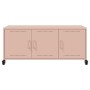 TV-Möbel aus kaltgewalztem Stahl in Rosa, 100,5x39x43,5 cm. von , TV-Möbel - Ref: Foro24-846645, Preis: 98,64 €, Rabatt: %