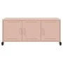 TV stand made of cold-rolled steel in pink, measuring 100.5x39x43.5 cm. by , TV Furniture - Ref: Foro24-846645, Price: 101,53...