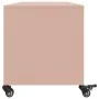 TV stand made of cold-rolled steel in pink, measuring 100.5x39x43.5 cm. by , TV Furniture - Ref: Foro24-846645, Price: 101,53...