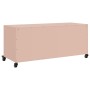 TV-Möbel aus kaltgewalztem Stahl in Rosa, 100,5x39x43,5 cm. von , TV-Möbel - Ref: Foro24-846645, Preis: 98,64 €, Rabatt: %