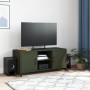 TV-Möbel aus kaltgewalztem Stahl in Olivgrün, 100,5x39x43,5 cm. von , TV-Möbel - Ref: Foro24-846666, Preis: 93,61 €, Rabatt: %