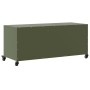 TV-Möbel aus kaltgewalztem Stahl in Olivgrün, 100,5x39x43,5 cm. von , TV-Möbel - Ref: Foro24-846666, Preis: 93,61 €, Rabatt: %