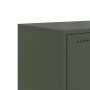 TV-Möbel aus kaltgewalztem Stahl in Olivgrün, 100,5x39x43,5 cm. von , TV-Möbel - Ref: Foro24-846666, Preis: 93,61 €, Rabatt: %