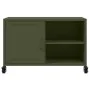 Mueble para TV acero laminado en frío verde oliva 68x39x43,5 cm de , Muebles TV - Ref: Foro24-846672, Precio: 55,09 €, Descue...