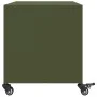TV-Möbel aus kaltgewalztem Stahl in Olivgrün, 68x39x43,5 cm. von , TV-Möbel - Ref: Foro24-846672, Preis: 55,09 €, Rabatt: %