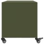 TV-Möbel aus kaltgewalztem Stahl in Olivgrün, 68x39x43,5 cm. von , TV-Möbel - Ref: Foro24-846672, Preis: 55,65 €, Rabatt: %