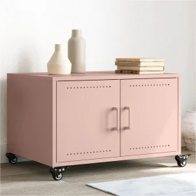 Kaltgewalzter Stahltisch in Rosa, 68x50x43,5 cm von , Couchtisch - Ref: Foro24-846687, Preis: 90,80 €, Rabatt: %