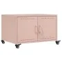 Cold-rolled steel pink coffee table 68x50x43.5 cm by , Coffee table - Ref: Foro24-846687, Price: 90,80 €, Discount: %