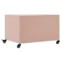 Cold-rolled steel pink coffee table 68x50x43.5 cm by , Coffee table - Ref: Foro24-846687, Price: 90,80 €, Discount: %