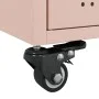 Cold-rolled steel pink coffee table 68x50x43.5 cm by , Coffee table - Ref: Foro24-846687, Price: 90,80 €, Discount: %